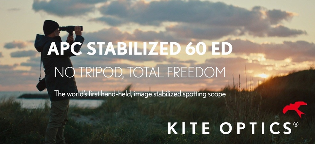 Kite Optics APC Image Stabilised 60 ED Spotting Scope The Birders Store