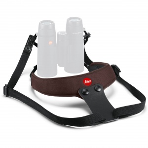 Leica Neoprene Binocular Sport Strap - Chocolate Brown