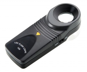 Opticron LED Illuminated Hand Magnifier 15x