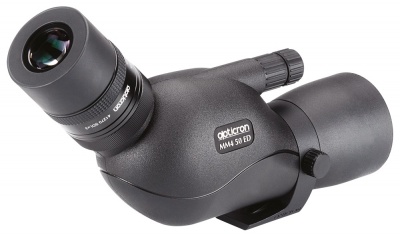 Opticron MM4 50 GA ED/45 with 12-36x SDLv3 zoom and green stay-on-case